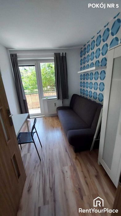Pokój 7,7 m² z balkonem - ul. Zamiejska