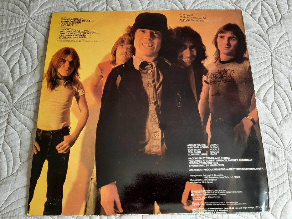 AC/DC - Powerage - Holanda - Vinil LP