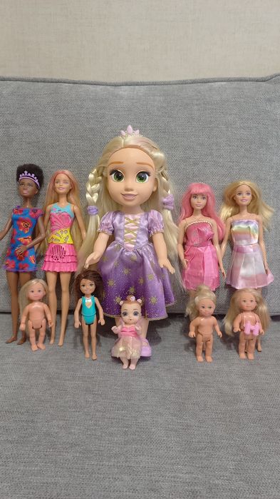 Zabawki Disneya interaktywna Roszpunka i barbie. LALKI OKAZJA