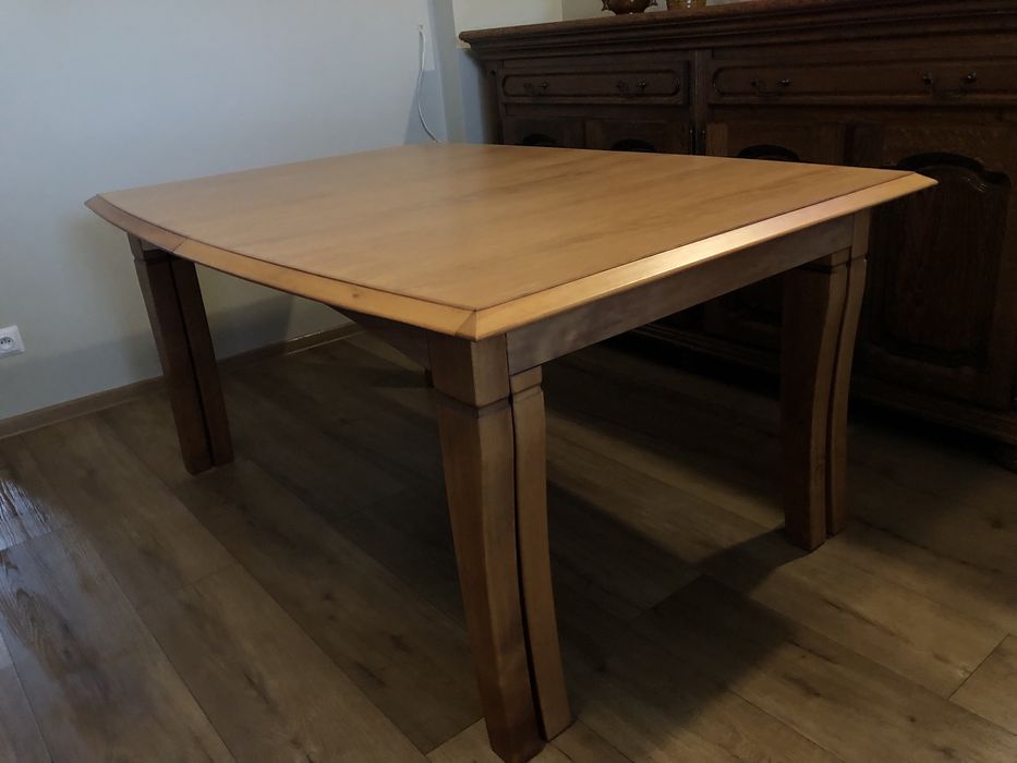 Stół drewniany rozkładany 160–420 cm, modułowy, konferencyjny, do jadalni, bez wad