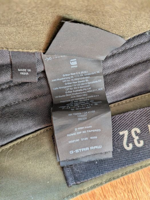 Карго штани G-Star Raw розмір L military штани