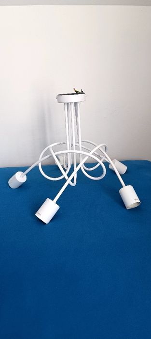 Lampa sufitowa  loft biała