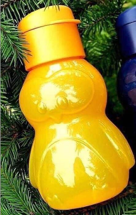 Garrafa Pinguim Laranja Tupperware