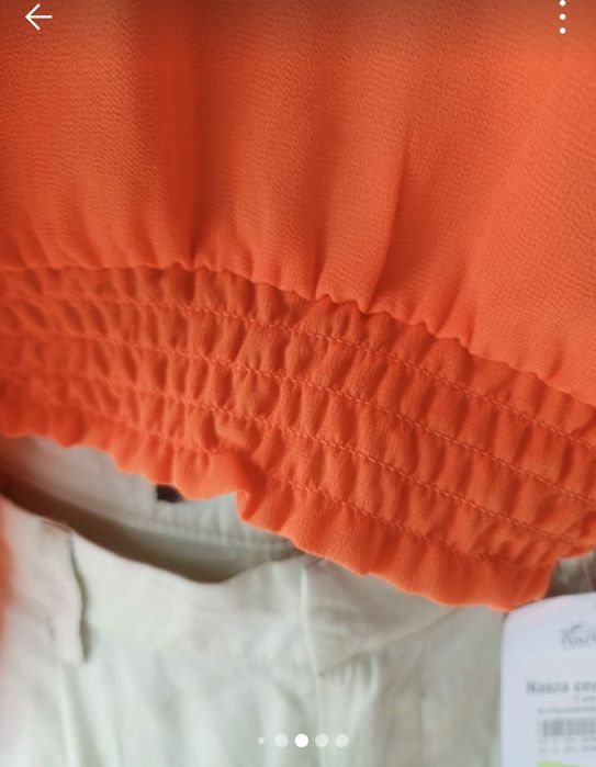 Bluzka pomarańczowy roz S firma b.yung