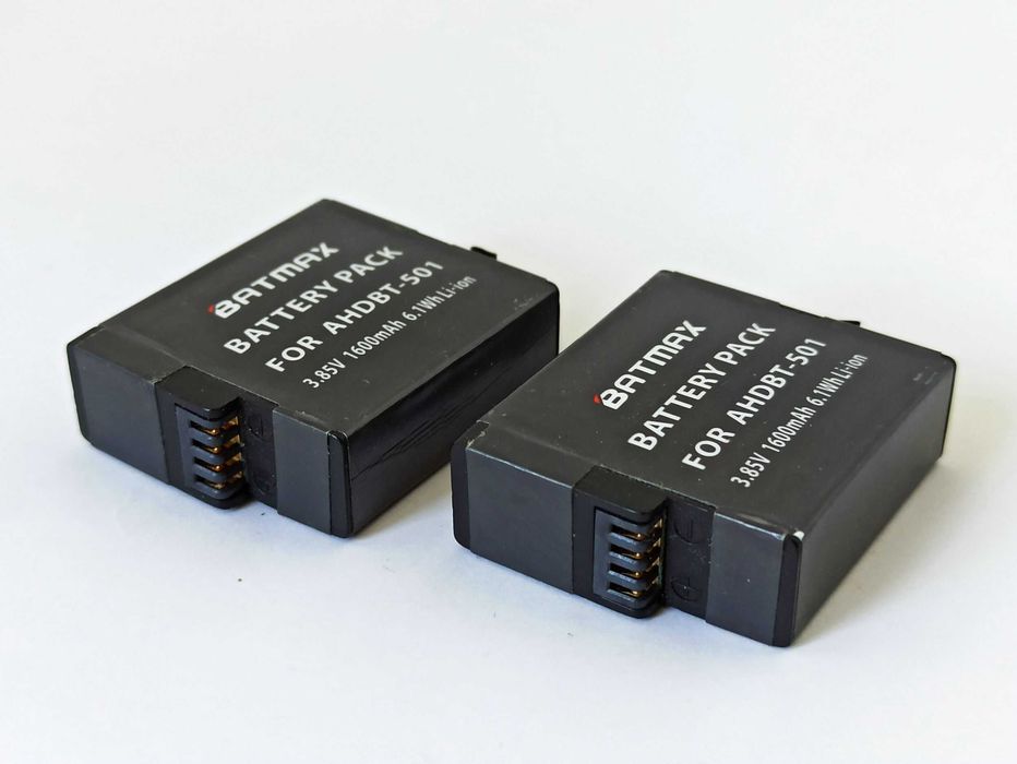 Батарея акумулятор GoPro Hero 5, 6, 7, 8 Black - 2 шт (трохи вздуті)