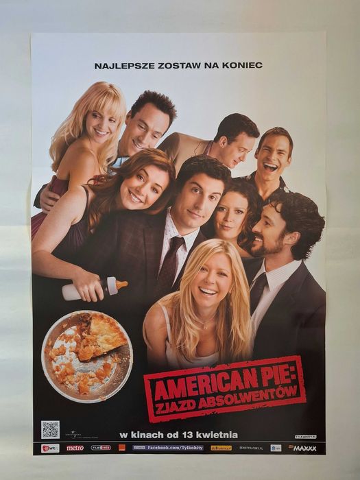 Plakat filmowy oryginalny - American Pie - Zjazd Absolwentów