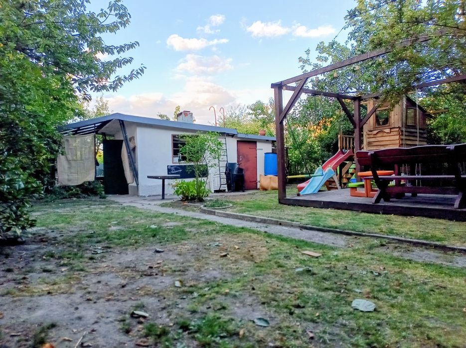 Wyjątkowa działka 635 m² – ROD „Nowy Start” | murowana altana, szklarnia, pergola, prąd, woda.