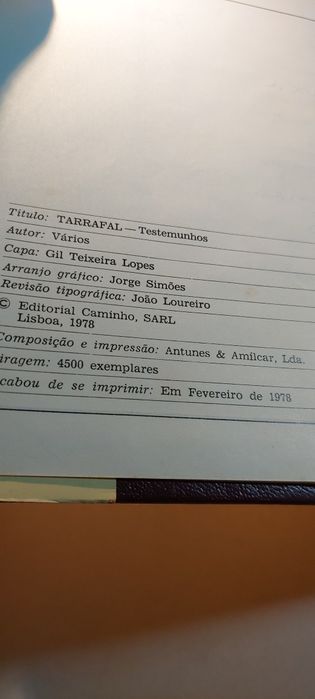 Tarrafal, Testemunhos | Assinado por 11 das Testemunhas