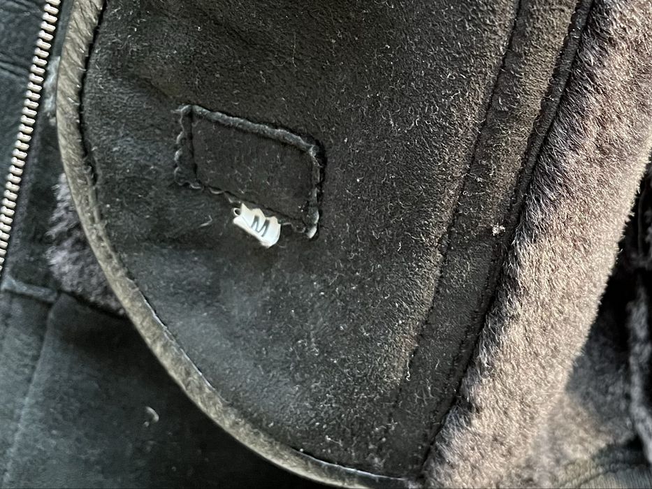 Kożuch krótki męski M (skóra kurtka pilotka)