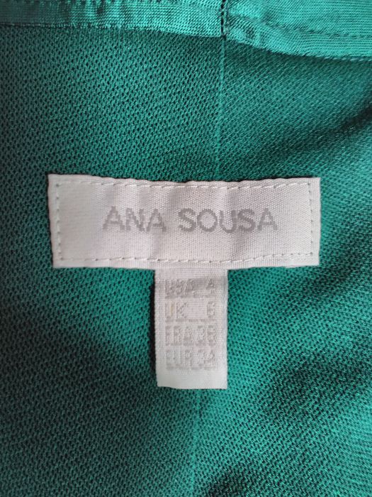 Vestido verde esmeralda-tamanho 34