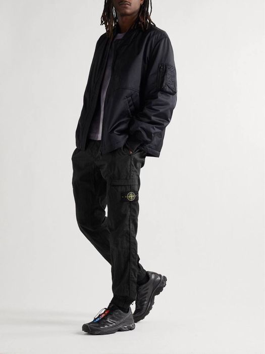 Нейлоновые карго Stone Island (штаны Nylon Metal)