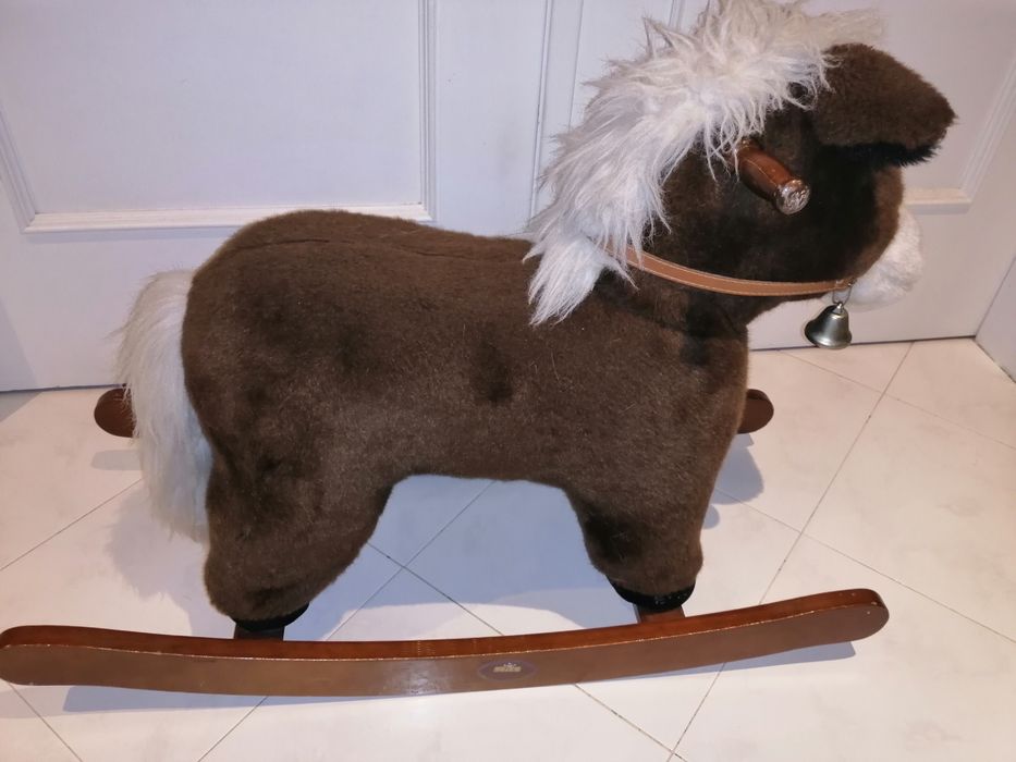 Burro de baloiço vintage marca saica