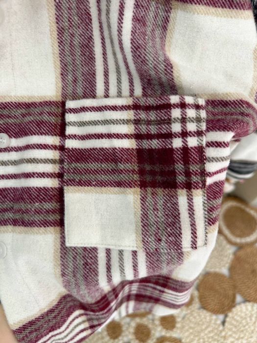 Рубашка в клітинку тепла розмір 2-3, 3-4, 4-5, 5-6, 7-8, 8-9