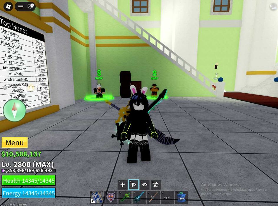 Акаунт Roblox Blox Fruit