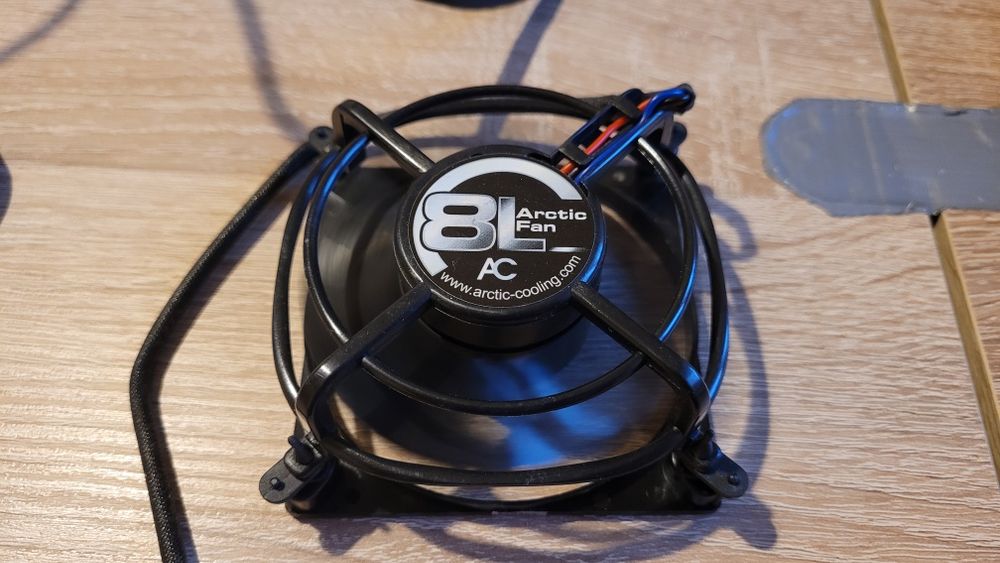 Wentylatory Arctic 8, kontroler obrotów, wentylator Qoltec