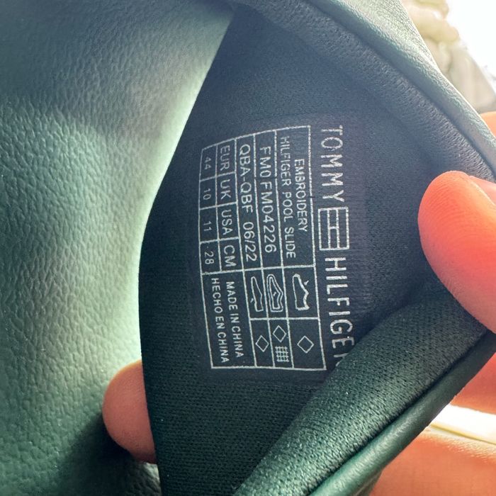 Тапочки шльопки Tommy Hilfiger 44 розмір Е5760