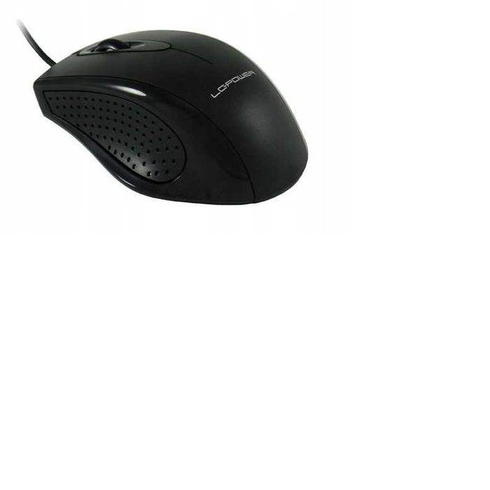 Mysz optyczna czarna przewodowa usb