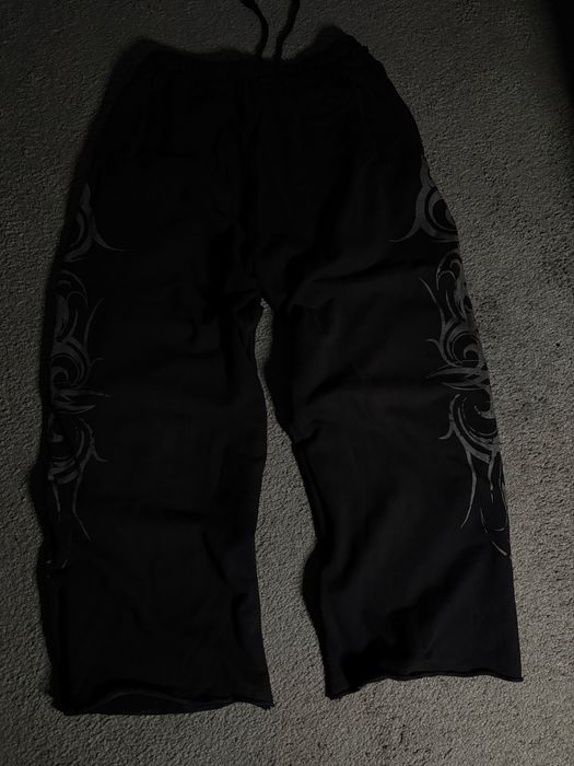 Jaded London Black Baggy Blade Joggers