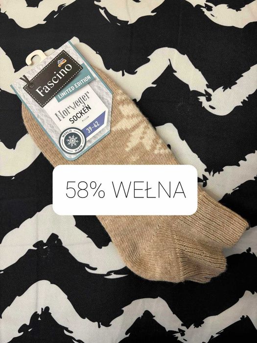 Skarpetki wełna 39-42