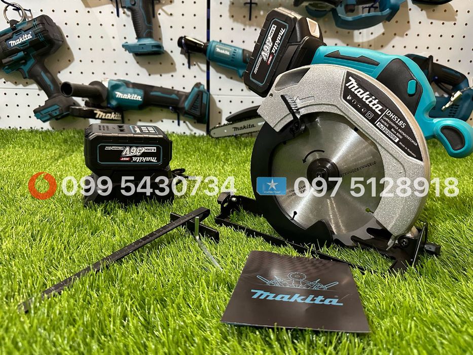 Акумуляторна Церкулярна пила Makita DHS185 36V 8Ah безщіткова пилка