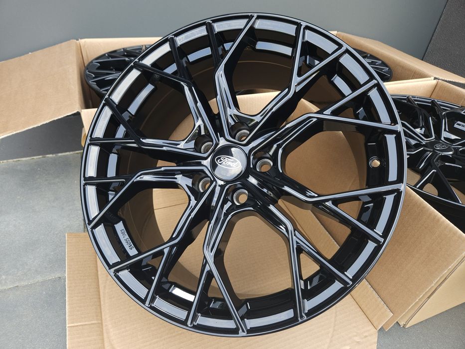 Ford 19 Czarne 5x108 Kuga EDGE Mustang Mach-E Puma S-Max Escape Felgi