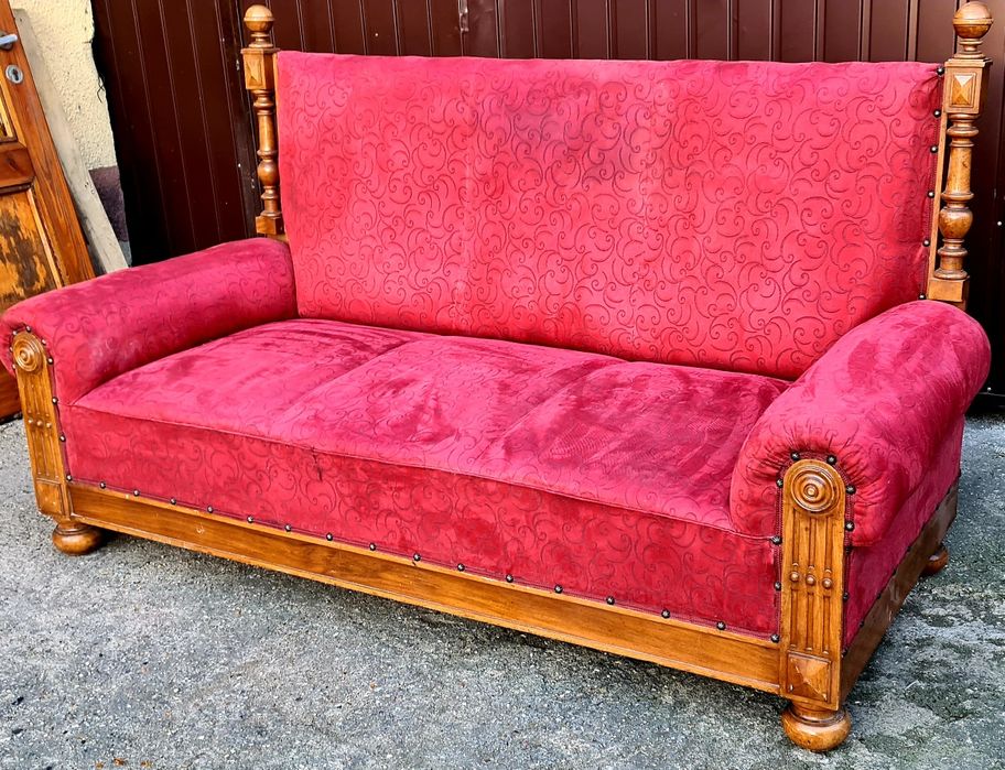Antyczna Sofa eklektyczna 190 cm dl antyczna sofa