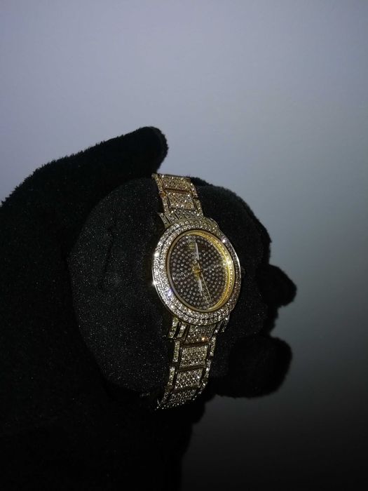 Relógio Iced Out Michael Kors Drip Cravejado