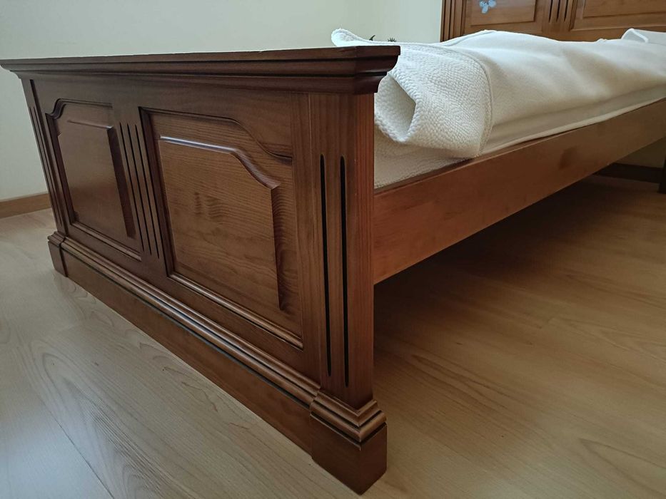 Cama Solteiro Pinho Mel