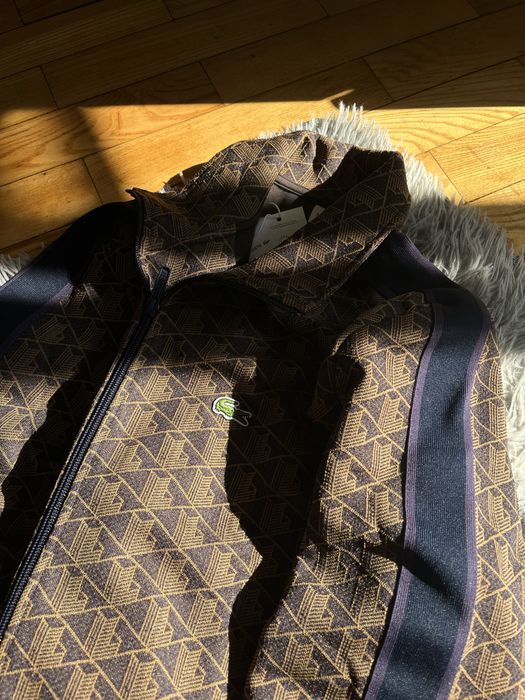 Lacoste Monogram Zip Track Jacket