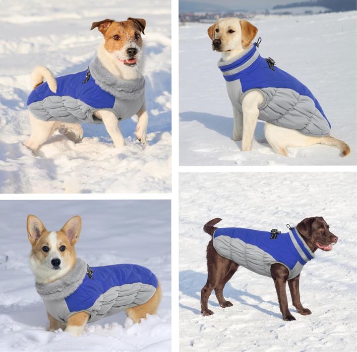 Kurtka Dla Psa Wodoodporna Z Podszewką Rozmiar XL