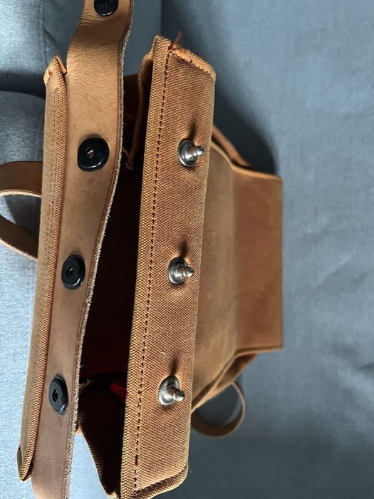 Plecak cafe racer skóra