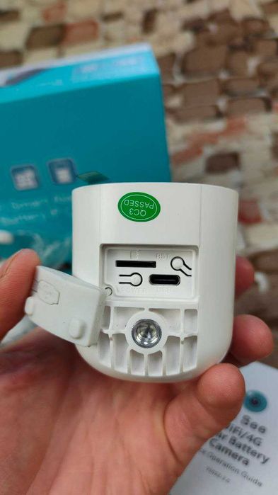 Автономна вулична камера відеонагляду Icsee з акумулятором 2МP TD3-GK2