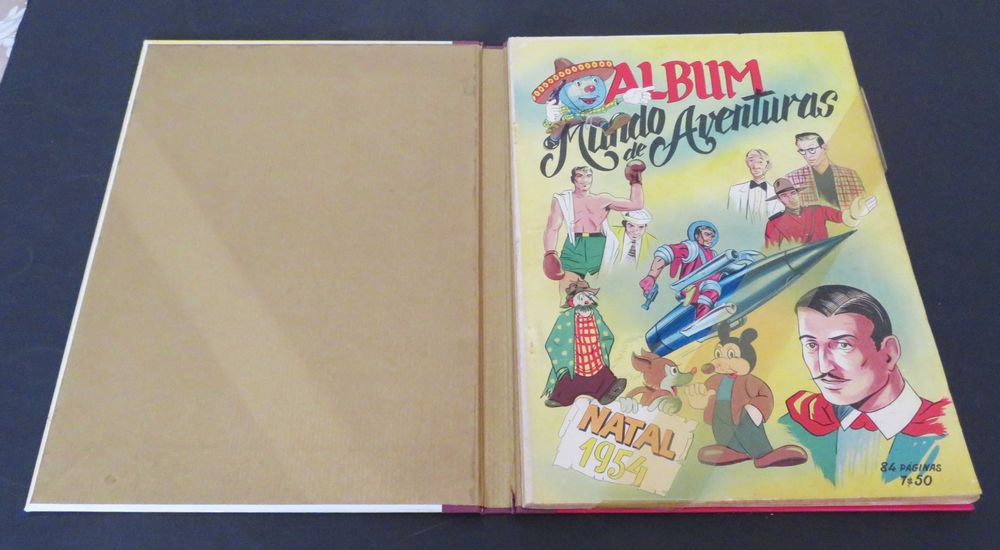 Capa para Album MUNDO de AVENTURAS (Natal de 54) . Exclusivo Freebook