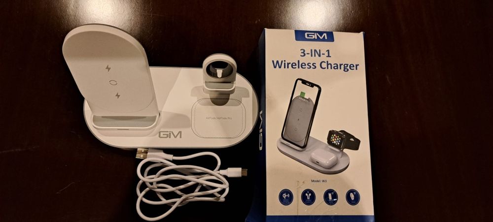 Carregador wireless 3 in 1