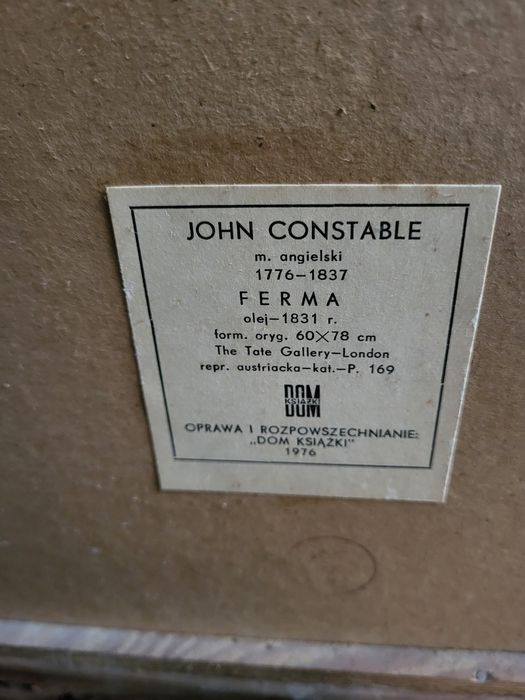 obraz Johan Constable