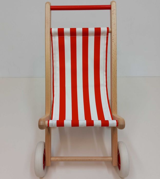 Drewniany wózek "Maya" dla lalek A