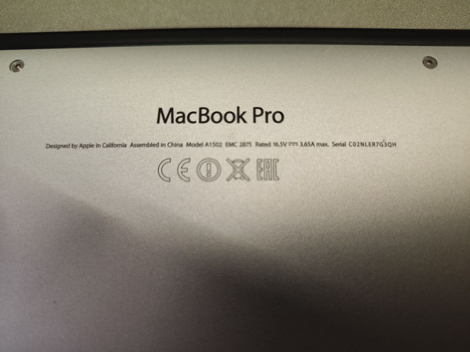 Apple macbook pro retina a1502