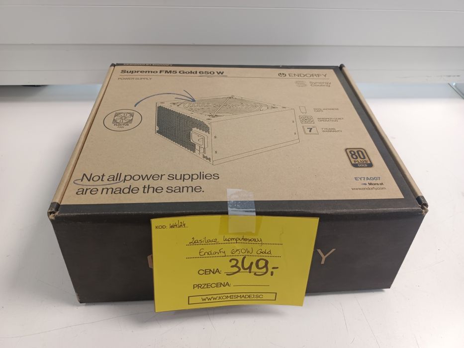 Zasilacz do PC Supremo FM5 Gold 650W EY7A007 Nowy Komis Madej Sc