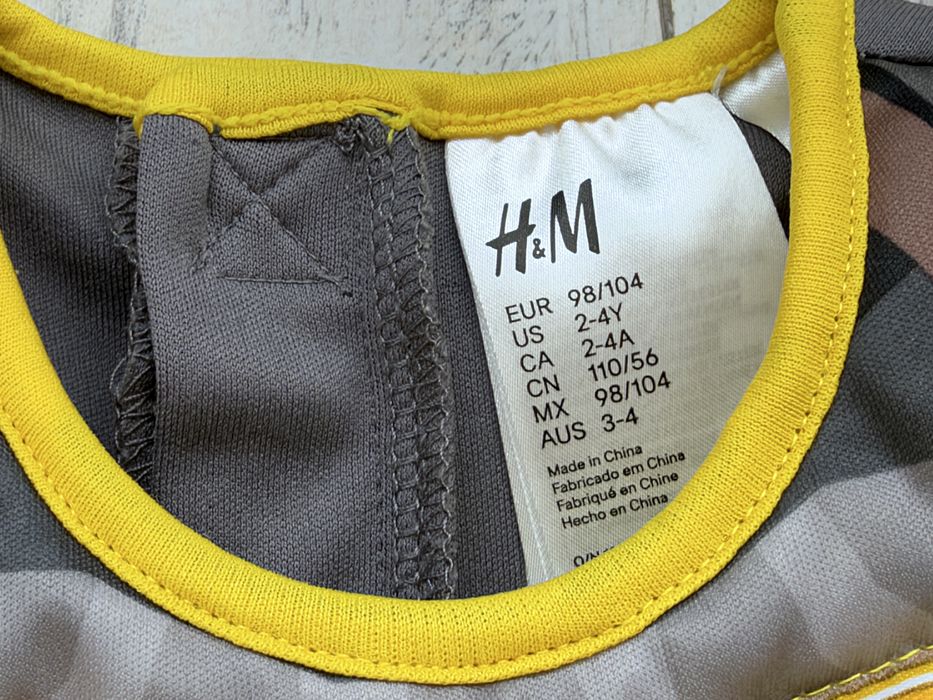 Карнавальний костюм H&M transformers Бамблбі 104