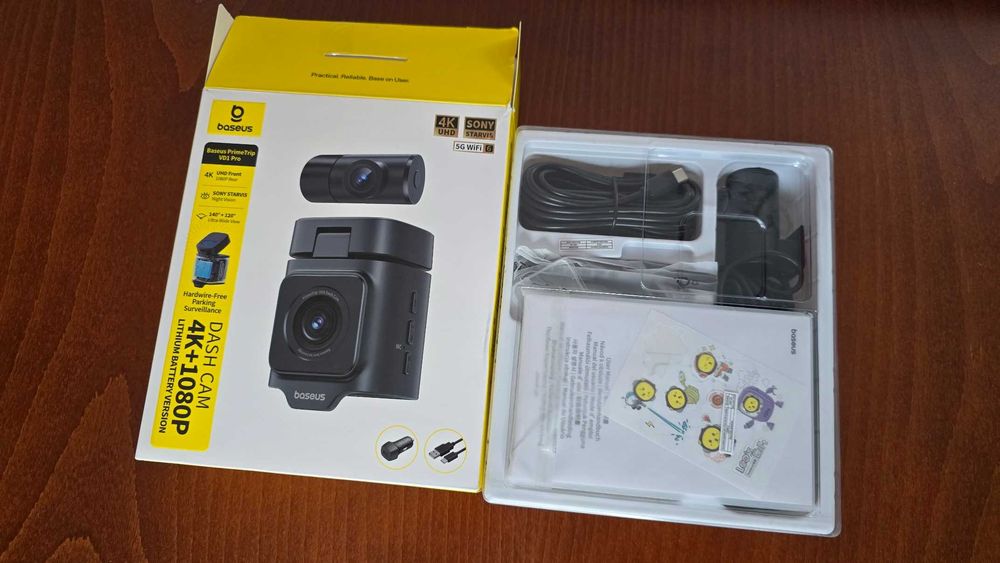 Baseus PrimeTrip VD1 PRO GPS 4K+ WIFI - Wideorejestrator Samochodowy