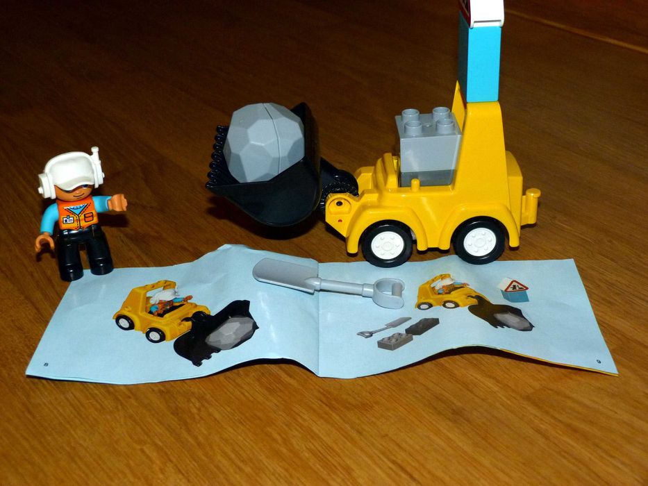 LEGO DUPLO, klocki Buldożer-spycharka