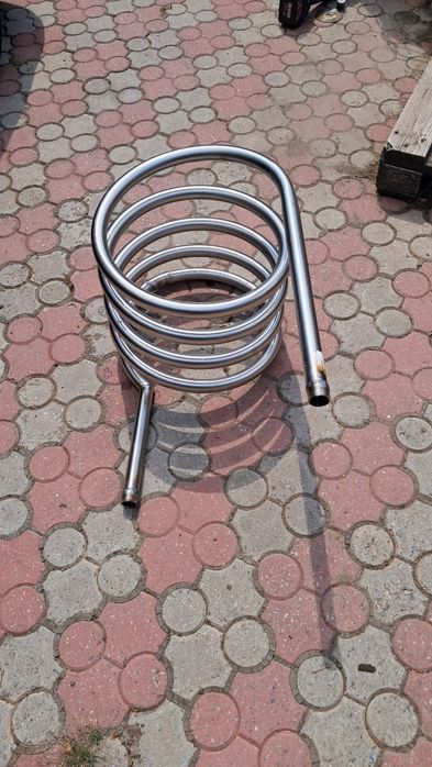 Теплообменник змеевик для басейнов  для котлов