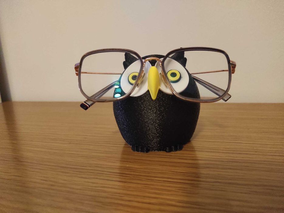 Suporte Original para Óculos – Design de Coruja