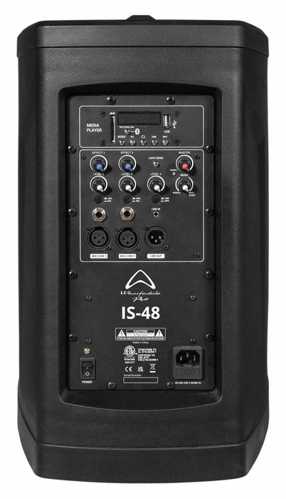 WHARFEDALE IS-48 aktywna kolumna system nagłośnienia + mikrofon gratis