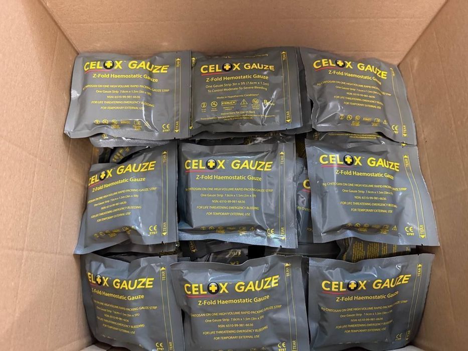 Гемостатичний бинт Celox gauze