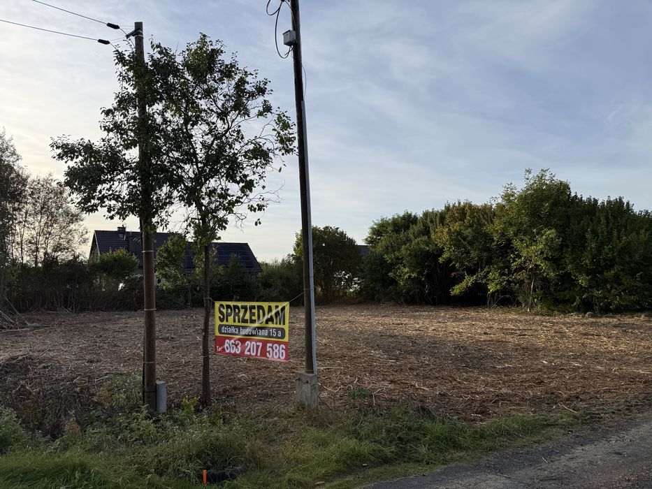 Działka budowlana 15 ar