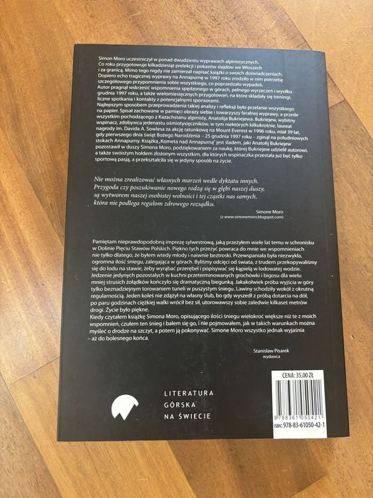 Kometa nad Annapurną -Simone Moro