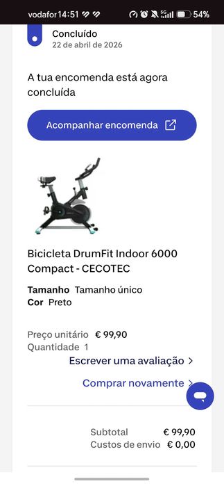 Bicicleta estática
