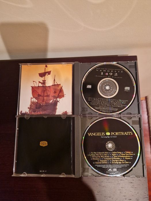 2 CD - Vangelis Portraits e Vangelis 1492 Conquest of Paradise