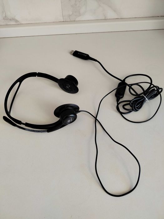 Наушники с микрофоном Logitech 960 USB PC Headset гарнитура